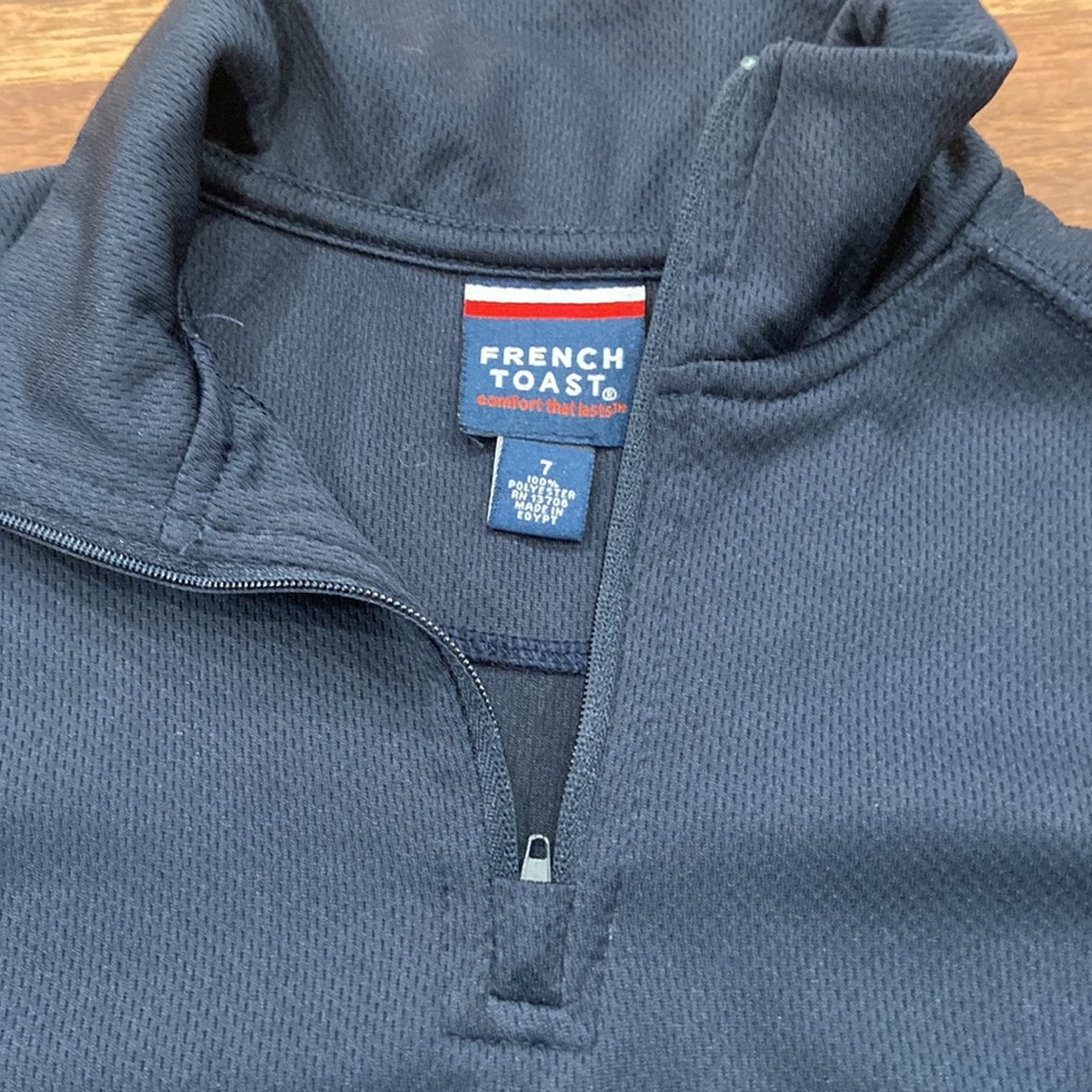 French toast long sleeve quarter zip shirt - Picture 2 of 3